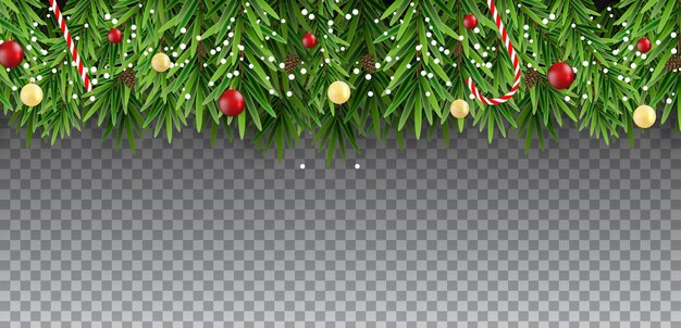 Premium Vector New Year And Christmas Ball On Transparent Background