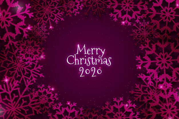 Christmas background with glitter effect