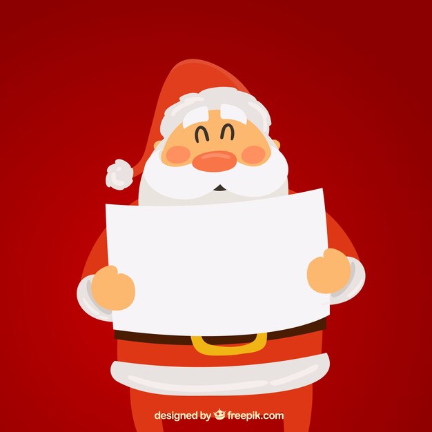 Christmas background with letter