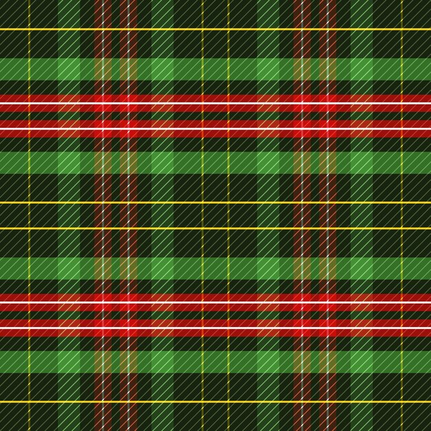 Christmas background with a plaid style pattern