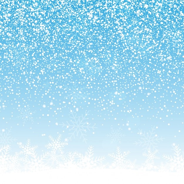 Free vector christmas background with snowflakes