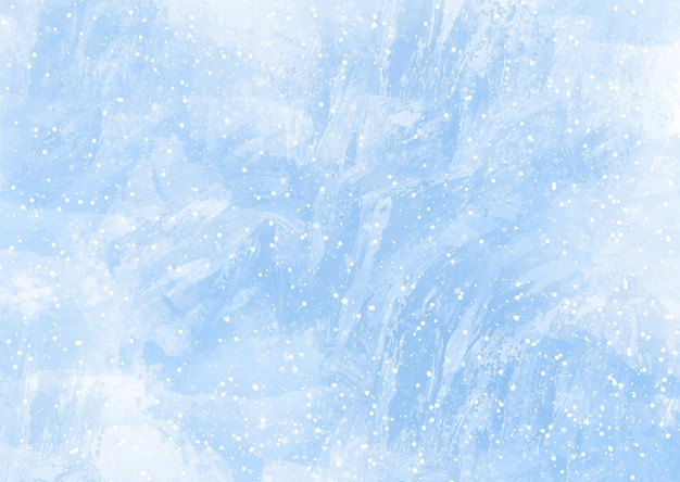 Free vector christmas background with a snowy ice texture