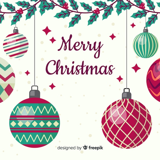 Free vector christmas background