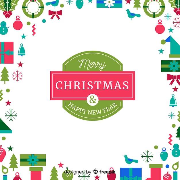 Free vector christmas background