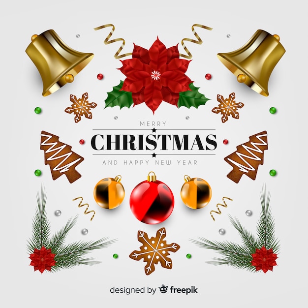 Free vector christmas background