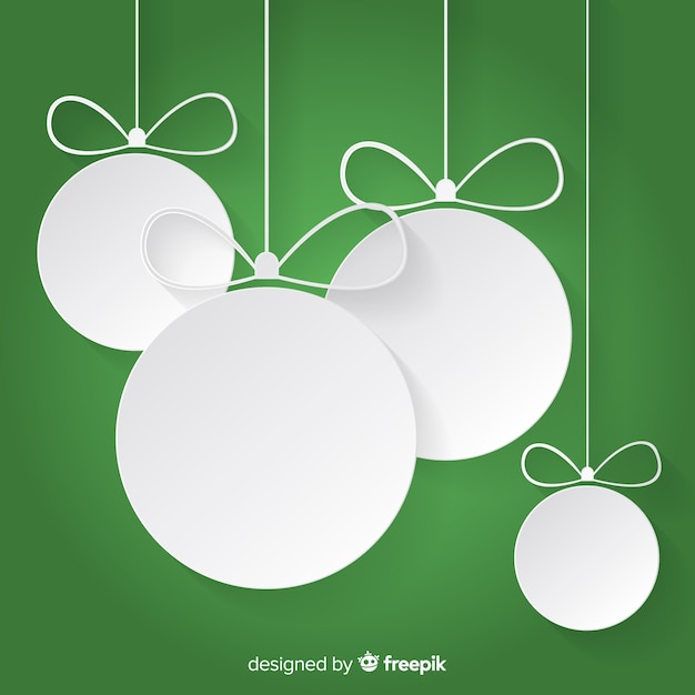 Free vector christmas balls collection