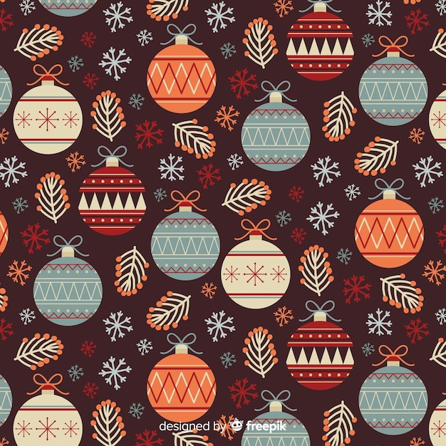 Free vector christmas balls collection