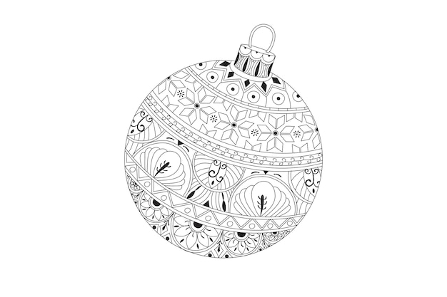 Christmas balls vector