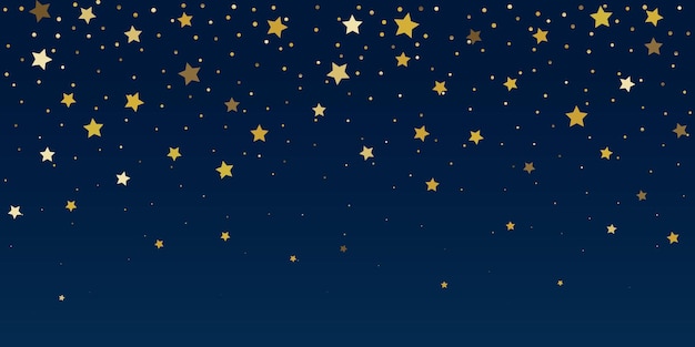 Christmas banner with stars design