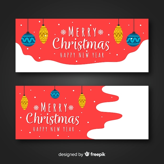 Christmas banners