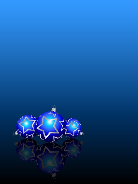 Christmas bauble background