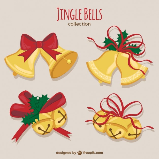 Free Vector  Jingle bells set