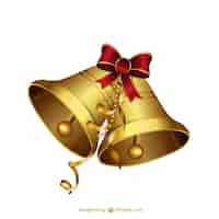 Бесплатное векторное изображение Рождественские колокольчики иллюстрации