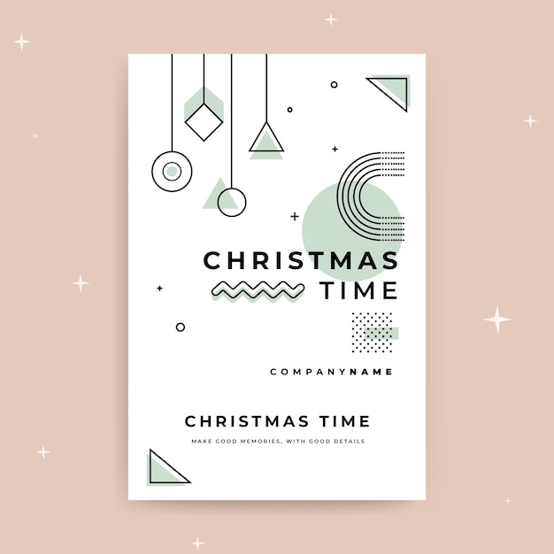 Christmas blog post template