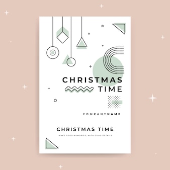 Christmas blog post template