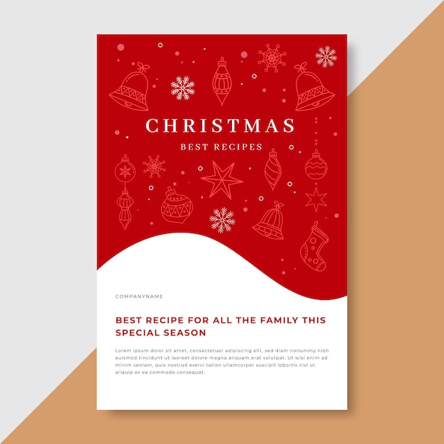 Christmas blog post template