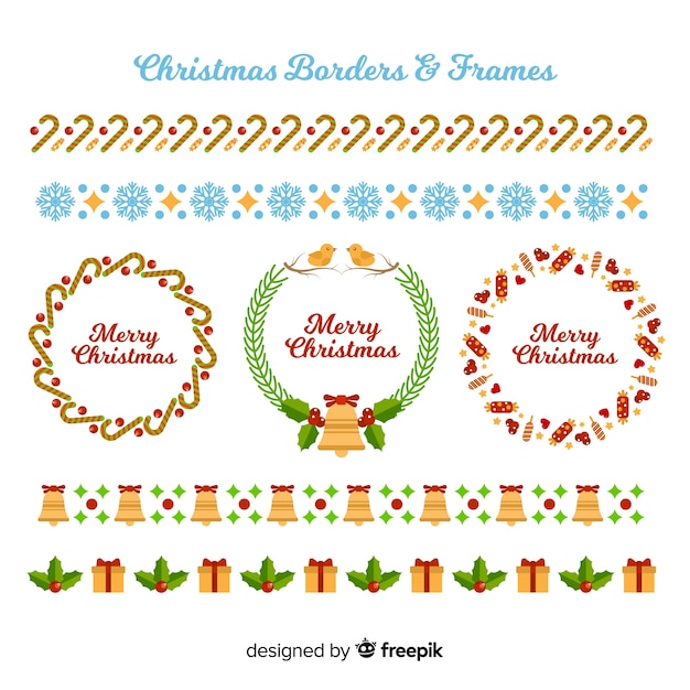 Christmas borders and frames