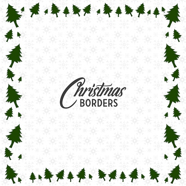 Free vector christmas borders