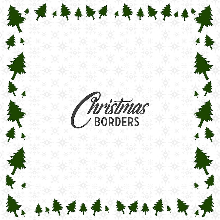 Free Vector christmas borders