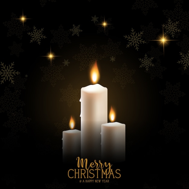 Christmas candle background