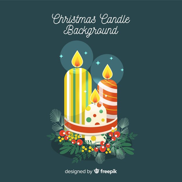 Christmas candle background