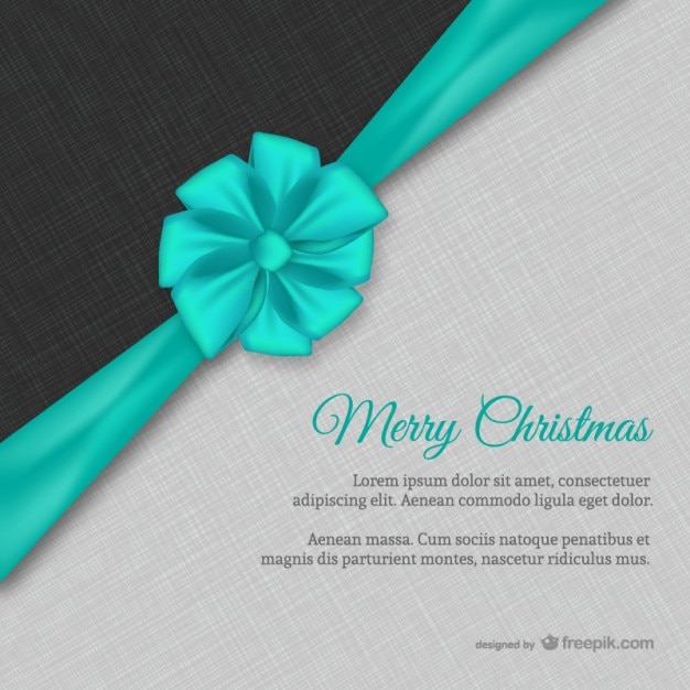 Christmas card with textile texture
