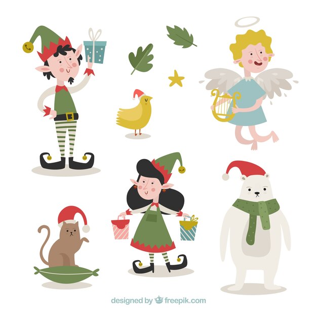 Christmas character set