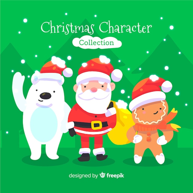 Christmas characters collection