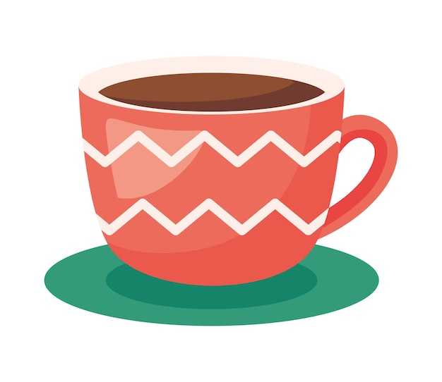 Free vector christmas coffee cup