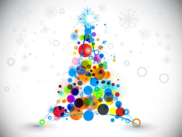 Бесплатное векторное изображение Рождественский красочный дизайн
