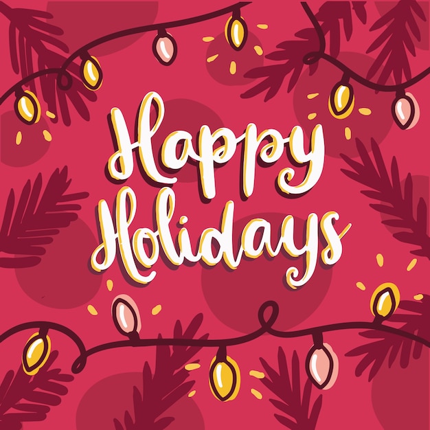 Free vector christmas concept in hand drawn