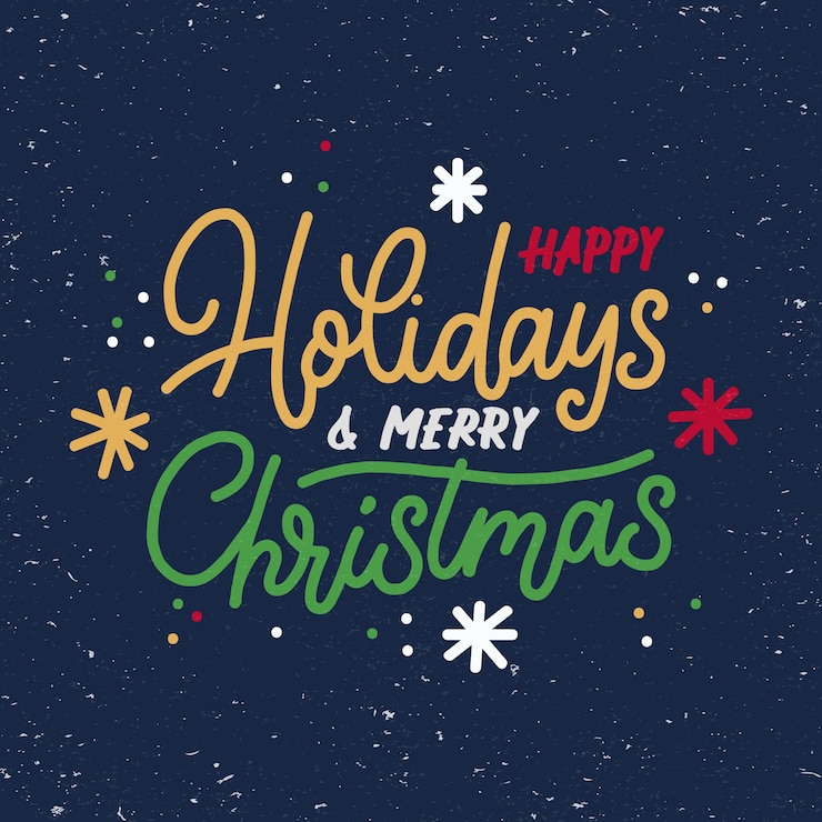 無料Vector レタリングとクリスマスコンセプト