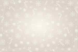 Free vector christmas concept with vintage background