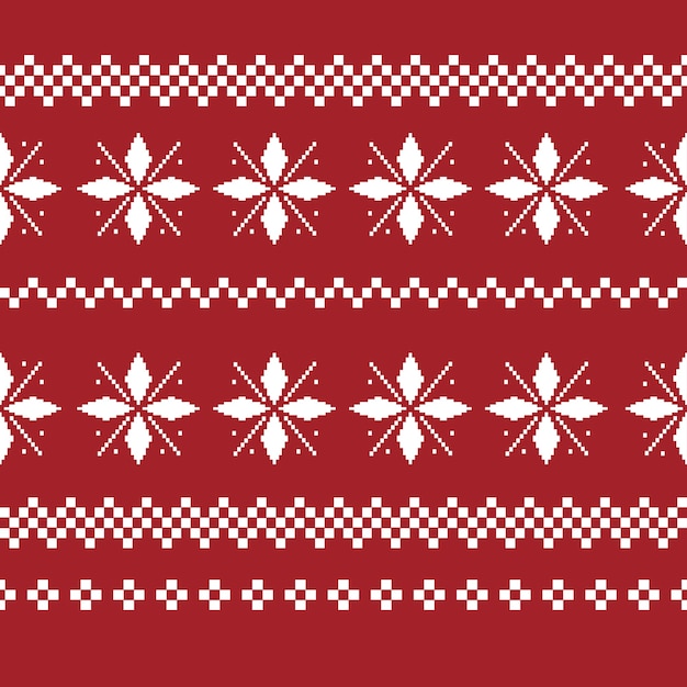 Christmas decoration seamless pattern. ugly sweater