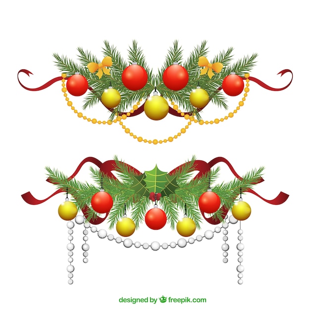 Free vector christmas decoration