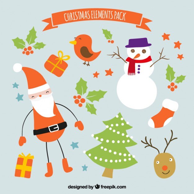Christmas elements pack