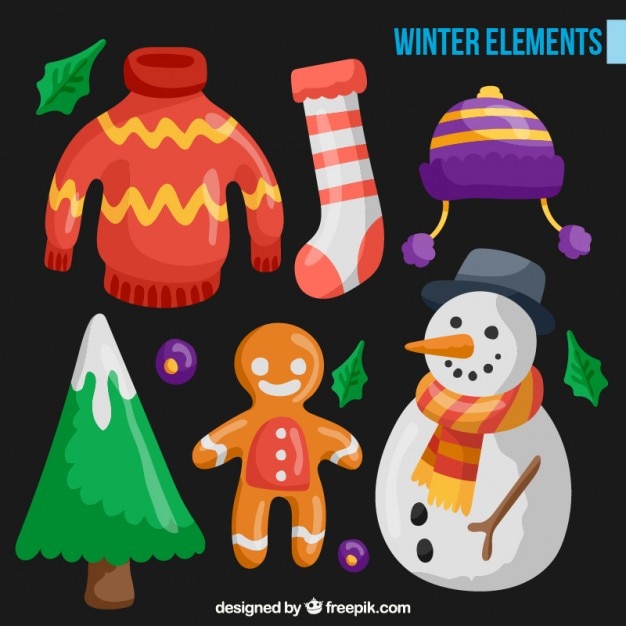 Natale elements set