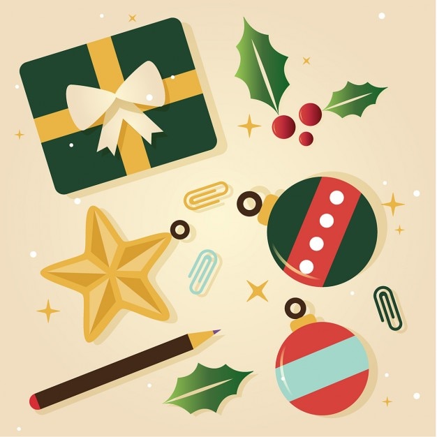 Free vector christmas elements