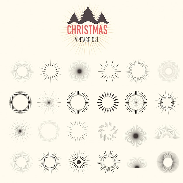 Free vector christmas elements