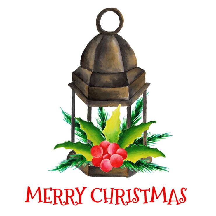 मुफ़्त वेक्टर christmas floral lamp