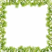 Free vector christmas frame design