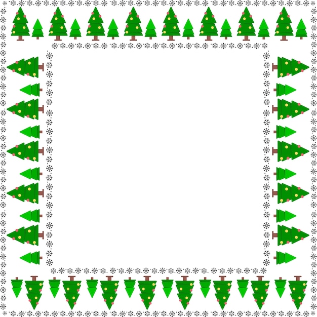 christmas frame tree