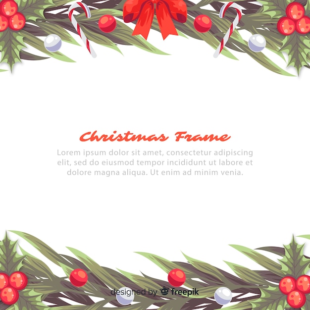 Free vector christmas frame