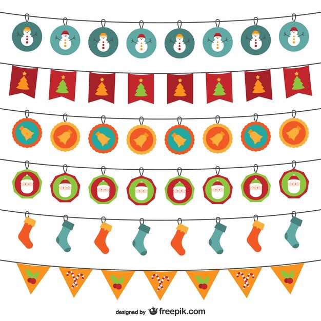 Christmas garlands pack