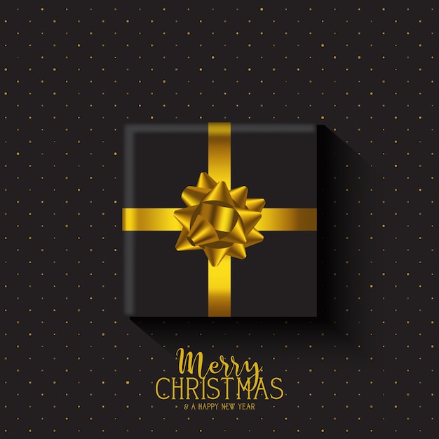 Free vector christmas gift background