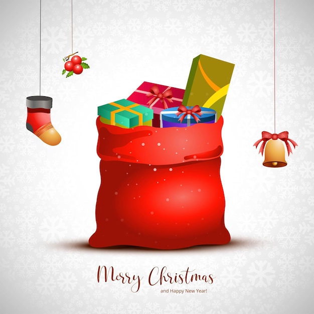 Free vector christmas gift boxes celebration background