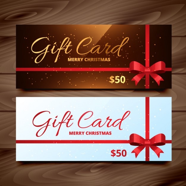 Christmas Gift Card - Free Download on Freepik