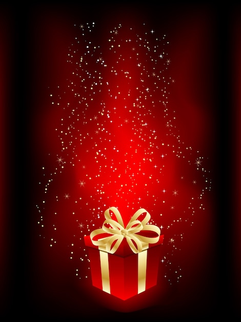 Free vector christmas gift