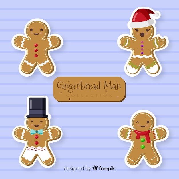 Christmas gingerbread cookie collection