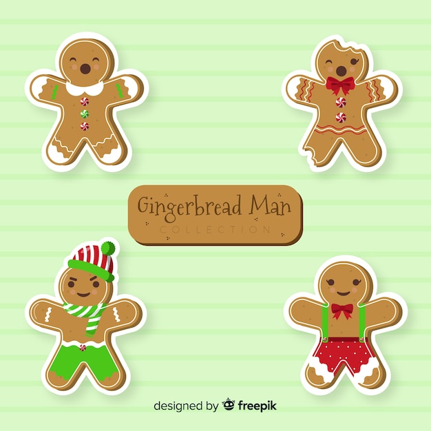 Christmas gingerbread cookie collection